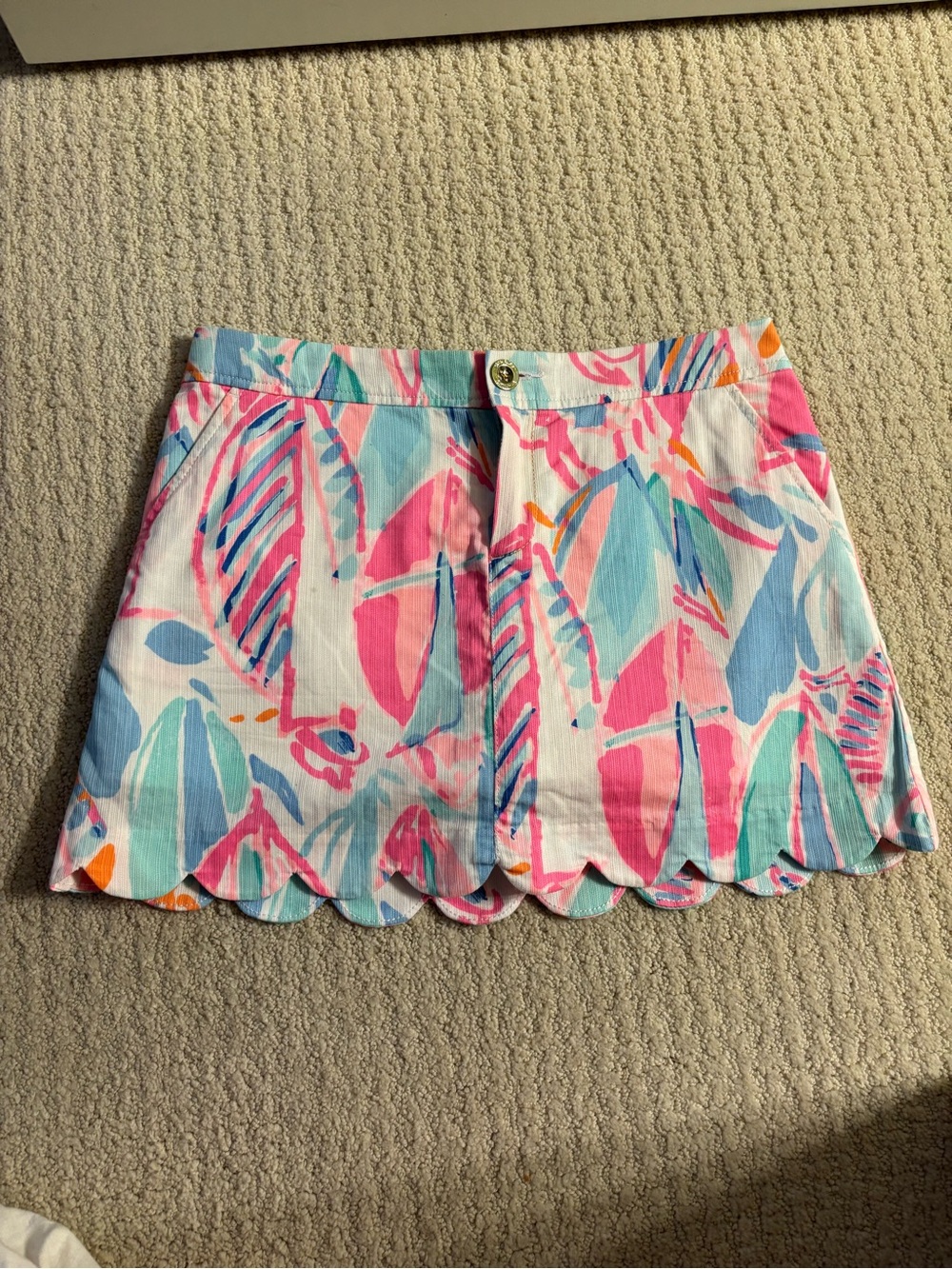 Lilly Pulitzer Scallop Hem Skirt